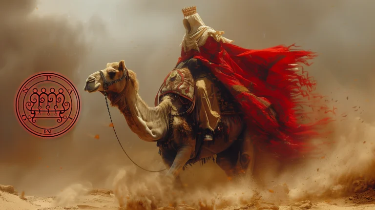 ic7zi_King_Paimon_Woman_face_man_body_Riding_Camel_Desert_often_f1528ed5-5d35-4050-bb99-9e9329a48c9d